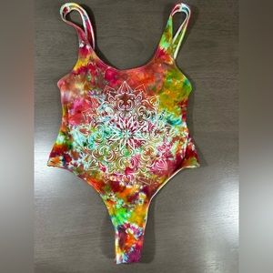 SegraSoul tie dye colorful bodysuit Boho